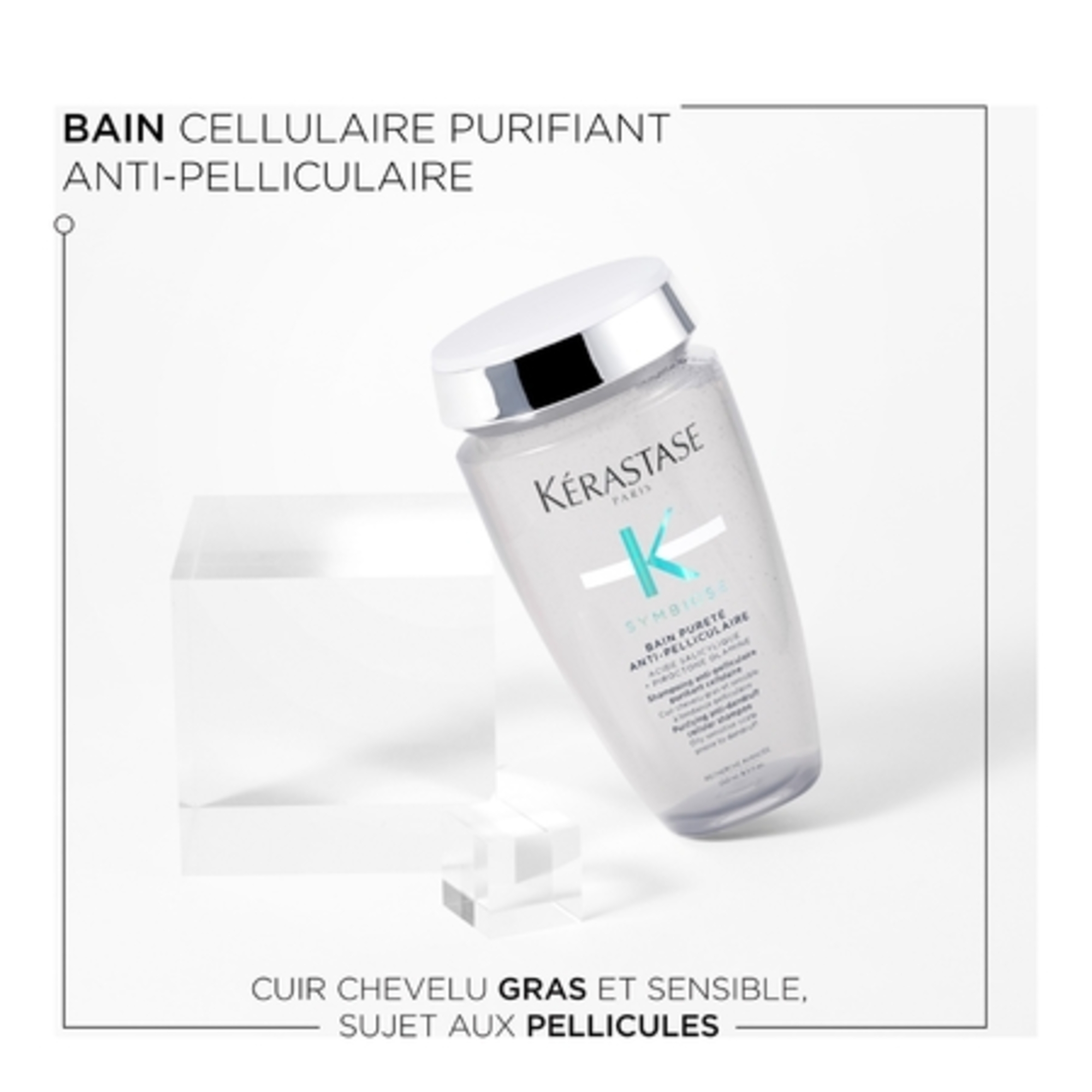 Shampooing bain pureté anti-pelliculaire