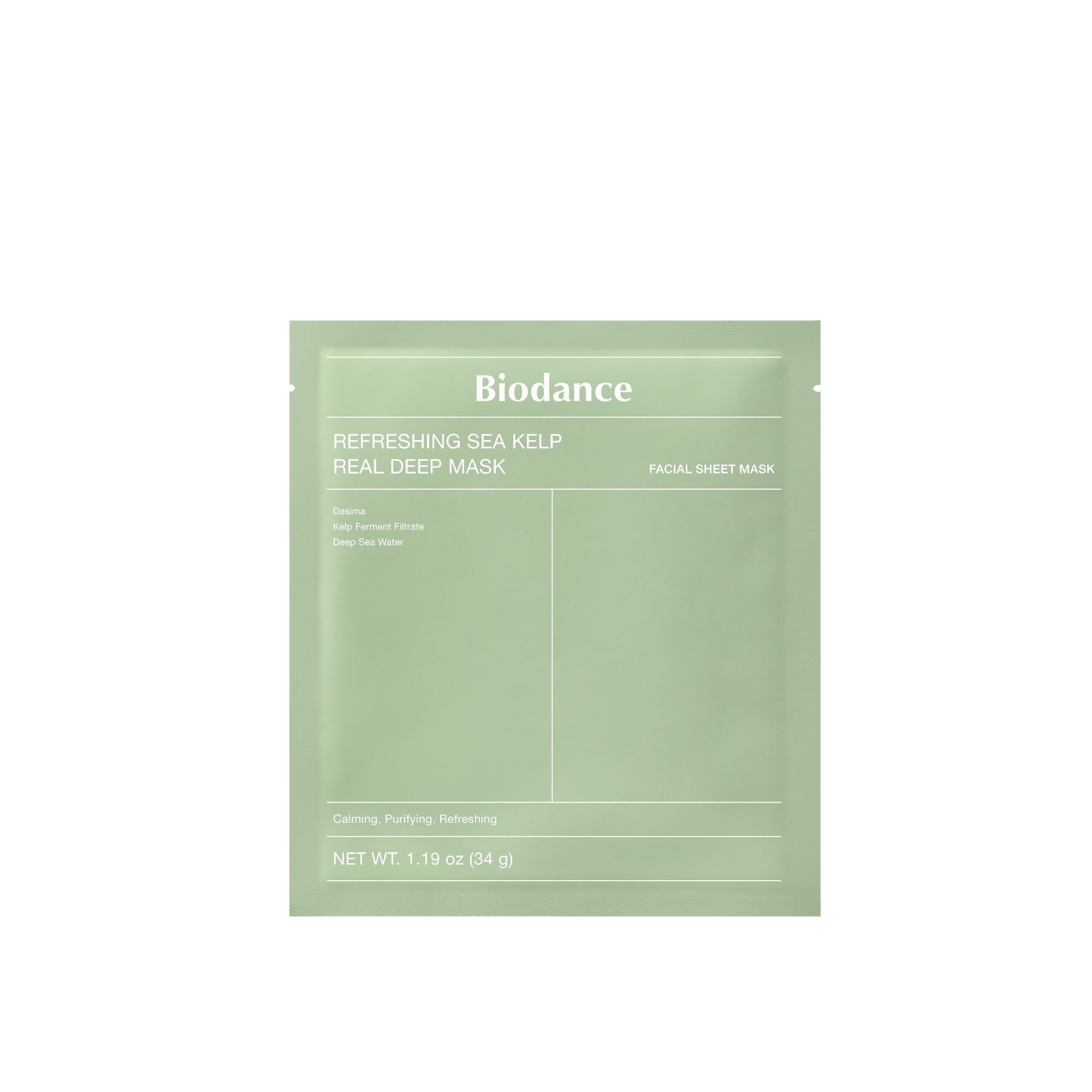 136G BIODANCE SEA KELP Masque hydrogel apaisant aux algues 1 of 3 Masque hydrogel apaisant aux algues