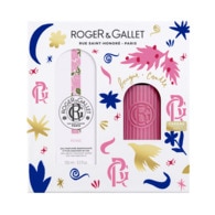 Coffret - eau parfumée bienfaisante rose + bougie parfumée