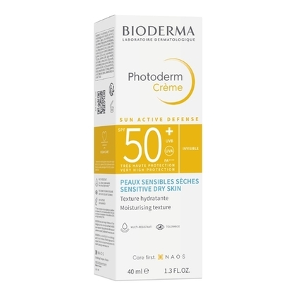 40ML BIODERMA PHOTODERM Crème invisible - peaux sensibles sèches spf50+  1 of 4 