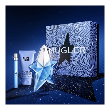  Mugler ANGEL Coffret eau de parfum + lait pour le corps + vaporisateur voyage  1 of 4 