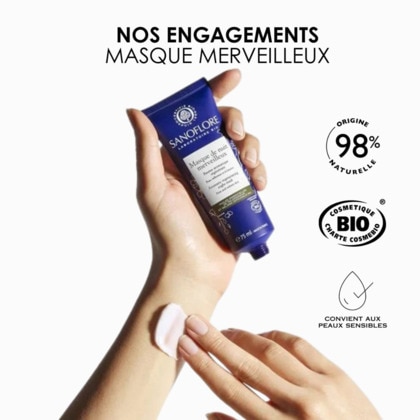 75mL SANOFLORE MERVEILLEUSE Masque de nuit régénérant  1 of 4 