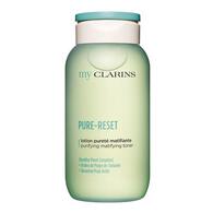 200ML Clarins PURE-RESET Lotion pureté matifiante - peaux mixtes à grasses  1 of 2 