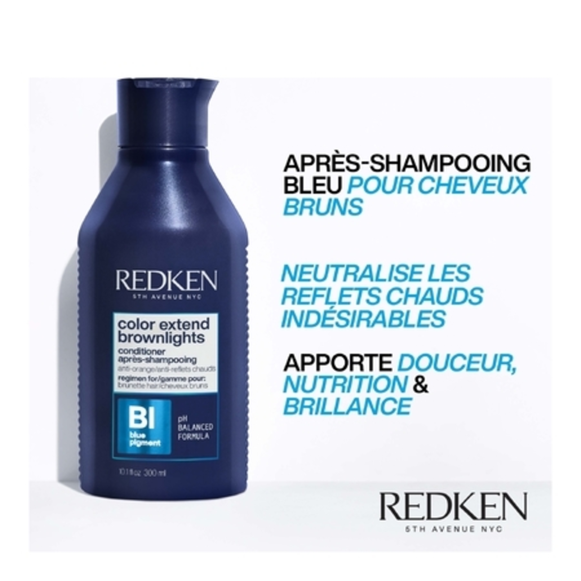 Après-shampoing neutralisant cheveux bruns