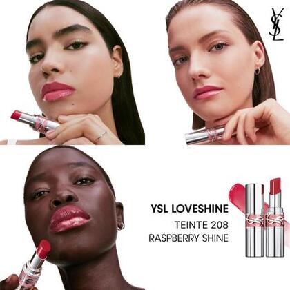  Yves Saint Laurent LOVESHINE Rouge à lèvres brillant et soin  1 of 4 