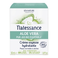 50ML Natessance ALOE VERA Crème soyeuse hydratante  1 of 2 