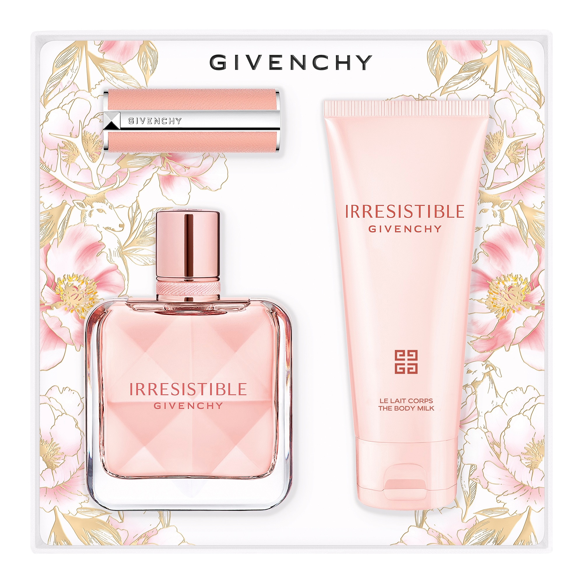 Coffret - eau de parfum + lait pour le corps + mini rose perfecto