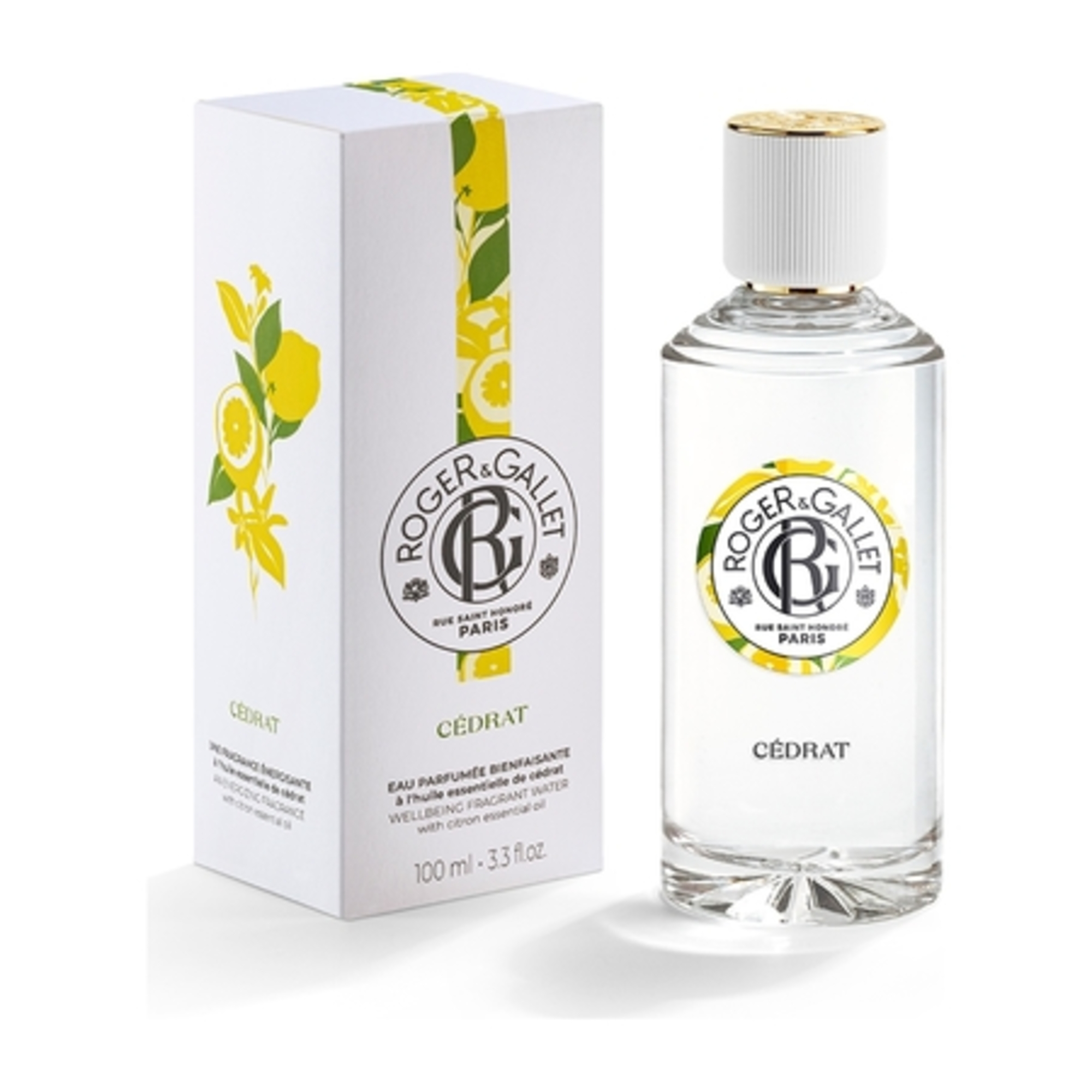 100ML Roger & Gallet CÉDRAT Eau parfumée bienfaisante  1 of 3 