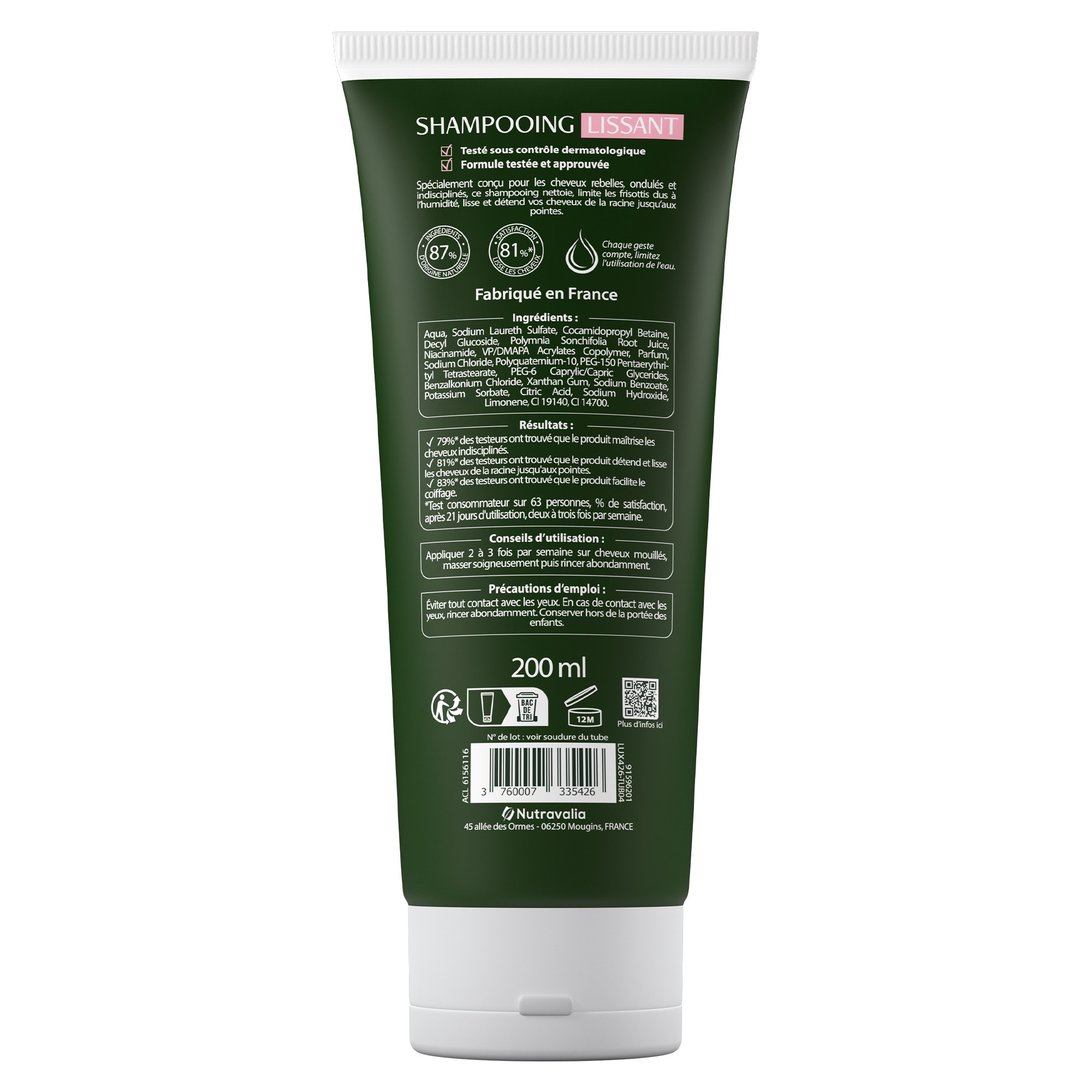 Luxéol shampooing lissant