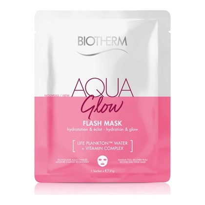 39G BIOTHERM AQUA GLOW Masque hydratation flash & éclat instantané  1 of 1 