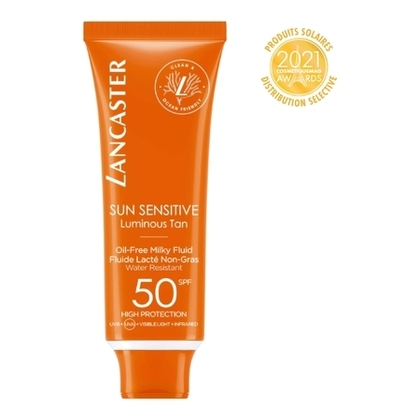 50ML Lancaster Sun Sensitive Fluide lacté non-gras visage  1 of 4 