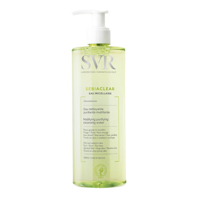 Laboratoire Svr - Sebiaclear Eau Micellaire - Eau Nettoyante Purifiante Et Matifiante Pour Peaux Acnéiques Sensibles - 75ml