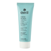 50ML AVRIL SOIN VISAGE Crème de nuit  peaux à l'huile de carthame peaux sèches & sensibles certifiée bio  1 of 2 