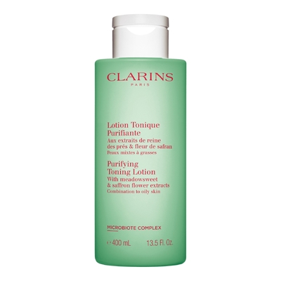 Clarins - Lotion Tonique - Lotion Tonique Purifiante Aux Extraits De Reine Des Près & Fleur De Safran - 400ml