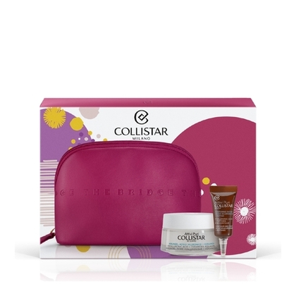  COLLISTAR ATTIVI PURI Coffret aquagel + céramides + contour des yeux + péptides + trousse THE BRIDGE  1 of 1 