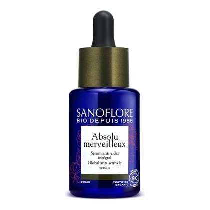 30ML SANOFLORE Merveilleuse Sérum anti-rides intégral certifié Bio à l'acide hyaluronique d'origine naturelle  1 of 4 