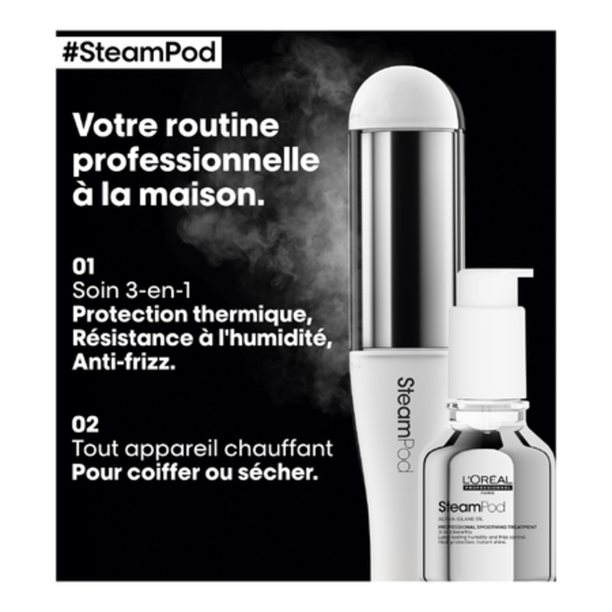 Soin lissant professionnel - tous types de cheveux