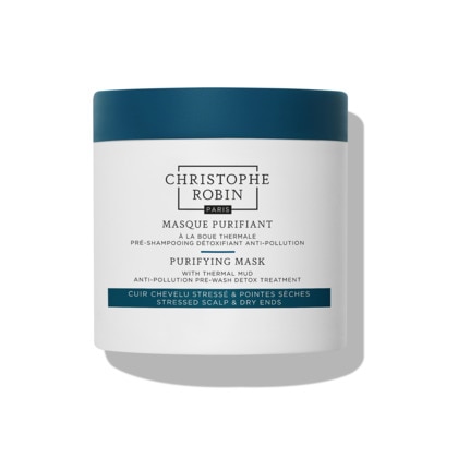 250ml CHRISTOPHE ROBIN PURIFIANTE Masque purifiant à la boue thermale  1 of 4 