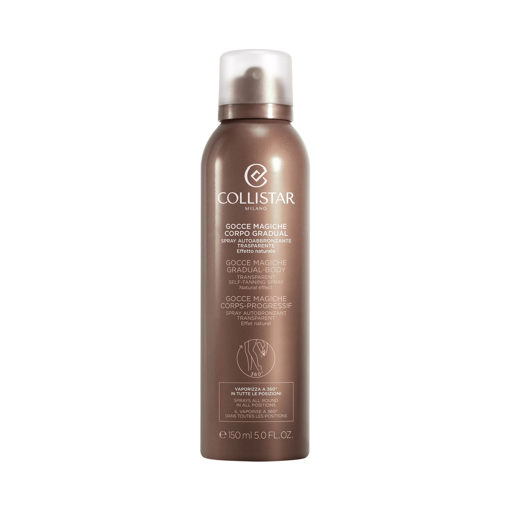 Collistar - Gocce Magiche Corps Progressif - Spray Autoabronzant Transparent Effet Naturel - 150ml