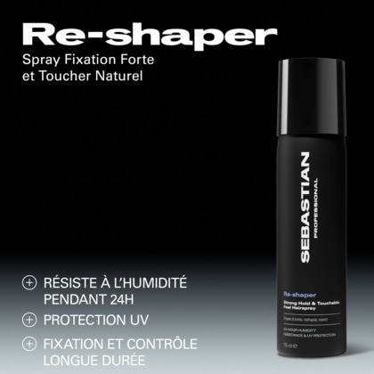 Spray fixation forte et toucher naturel