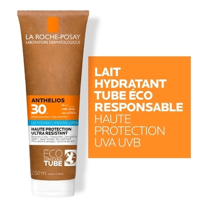 250ML LA ROCHE POSAY ANTHELIOS Lait solaire hydratant peaux sèches corps - SPF30  1 of 4 