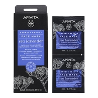 16ML APIVITA EXPRESS BEAUTY Masque visage hydratant & anti-pollution à la lavande de mer  1 of 2 