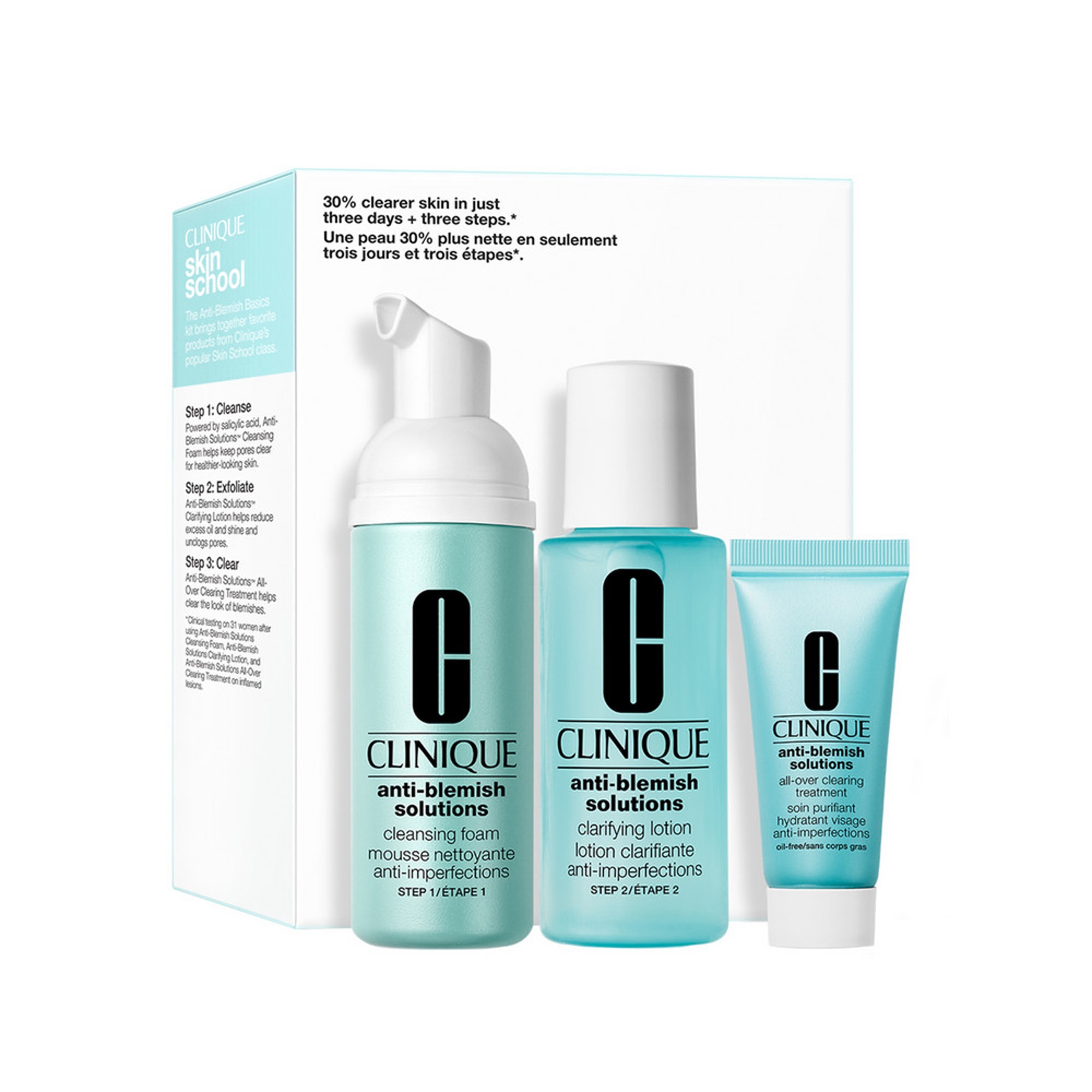 Clinique ANTI-BLEMISH SOLUTIONS Kit anti-blemish™ - soin anti-imperfections 1 of 2