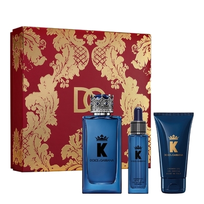  DOLCE&GABBANA K BY DOLCE&GABBANA Coffret eau de parfum + huile pour la barbe + gel douche  1 of 1 