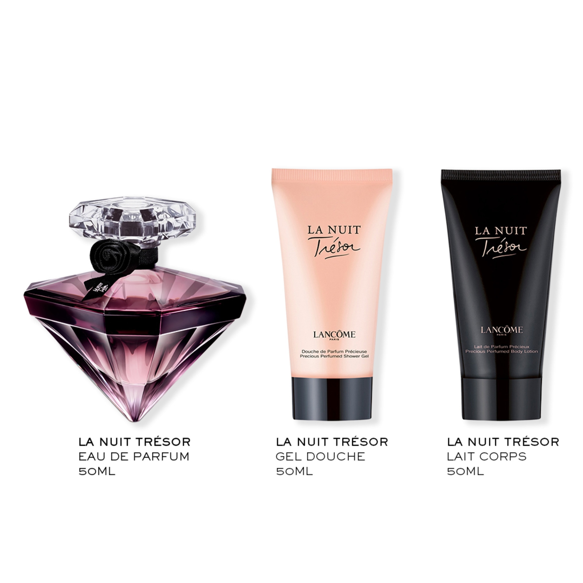 Coffret - eau de parfum + gel douche + lait corps