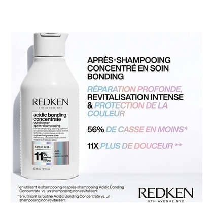 300ML REDKEN ACIDIC BONDING CONCENTRATE Après-shampoing concentré en soin bonding pour tous types et textures de cheveux  1 of 4 