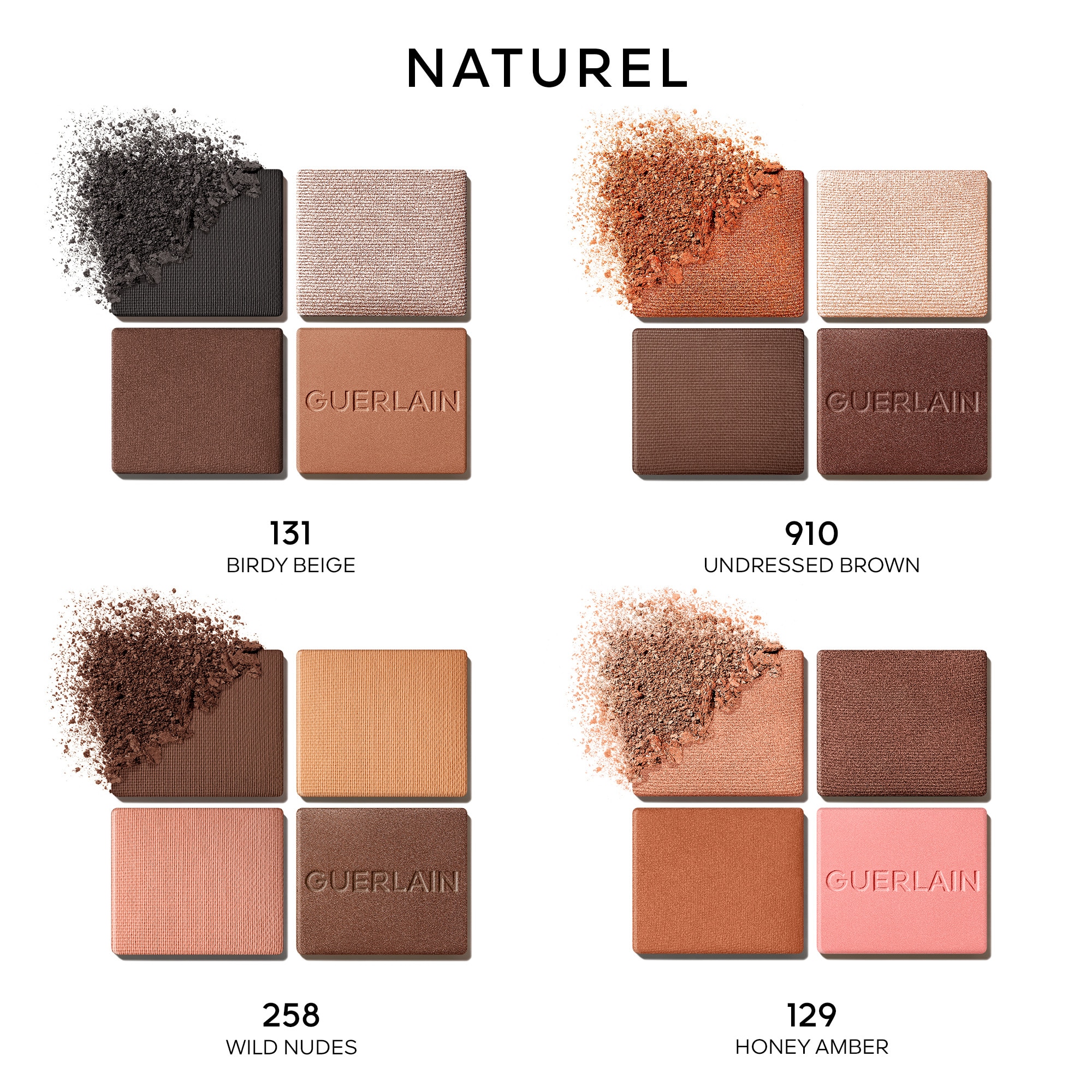 Ombres à paupières 4 couleurs