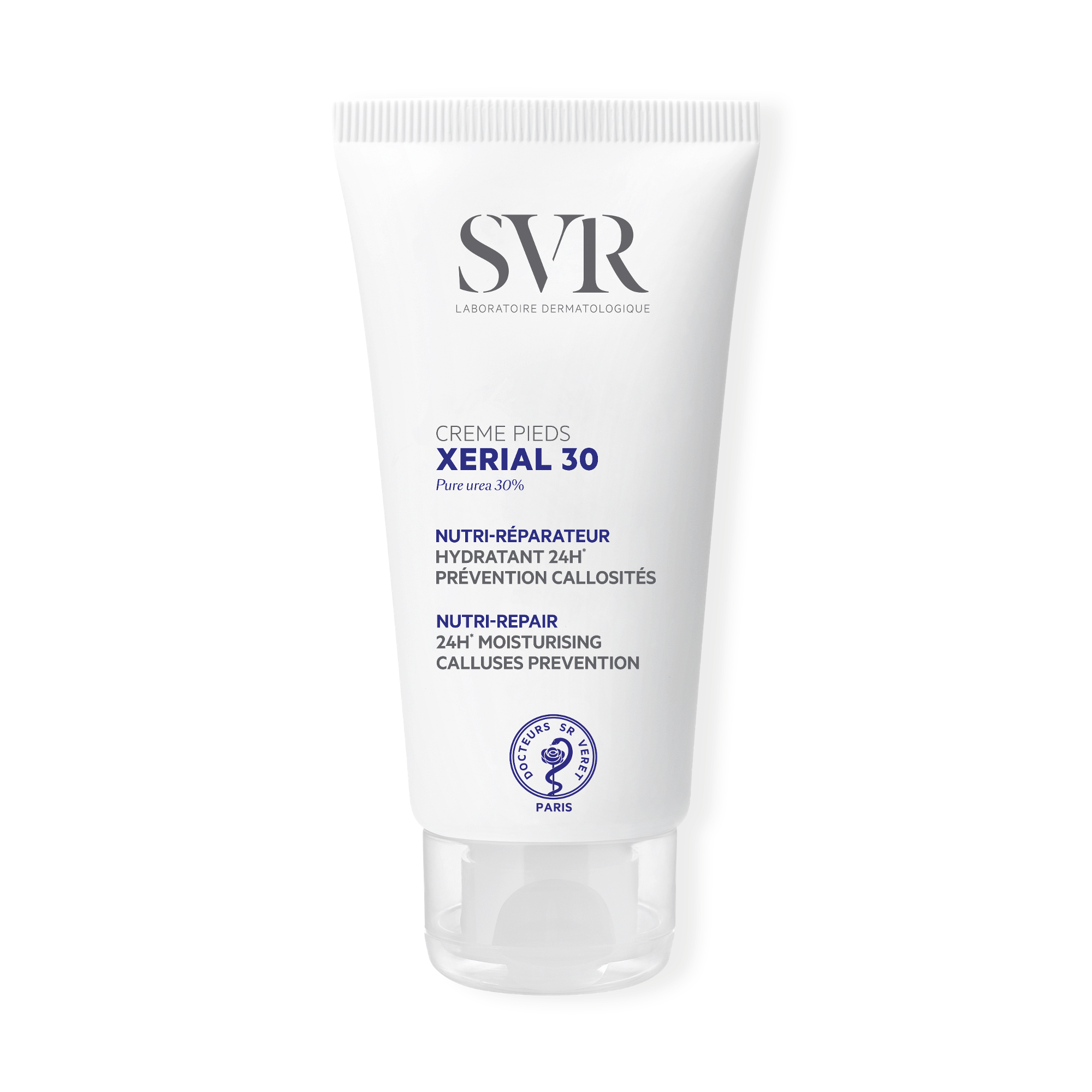 Laboratoire Svr - Xerial 30 Crème Pieds - Nutri-réparateur Hydratant 24h Prévention Callosités. - 50ml