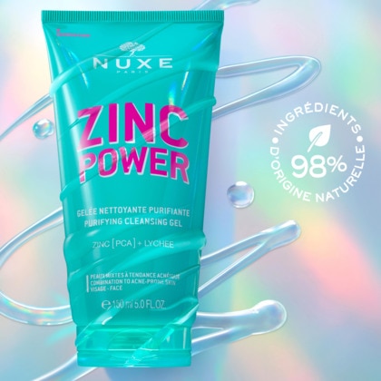 150ML Nuxe ZINC POWER Gelée nettoyante purifiante  1 of 4 