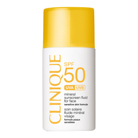 56.9G Clinique CLINIQUE SUN Clinique Sun Soin solaire Fluide Minéral Visage SPF 50 30ml  1 of 2 