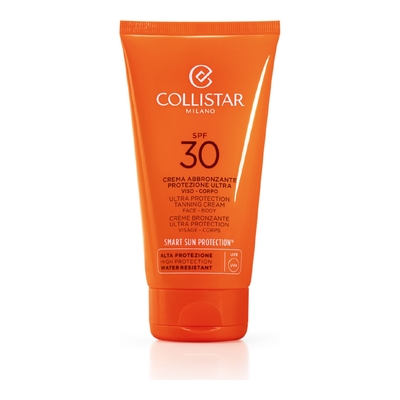 Collistar - Solaires - Crème Bronzante Ultra Protection Spf30 Visage-corps Résistante À L'eau - 150ml