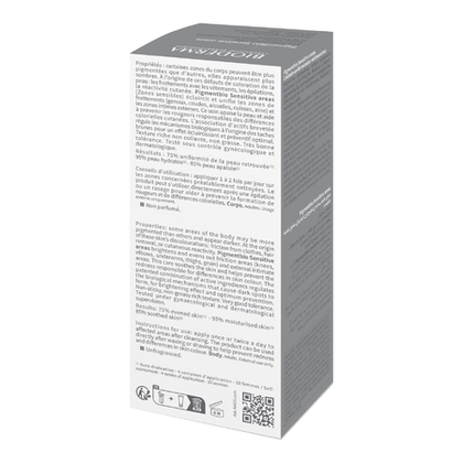 Sensitive areas, crème éclairsissante visage et corps