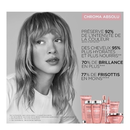 Sérum thermique anti-frizz antioxydant cheveux colorés