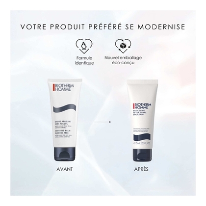 75ML BIOTHERM HOMME Émulsion après-rasage apaisante sans alcool  1 of 2 