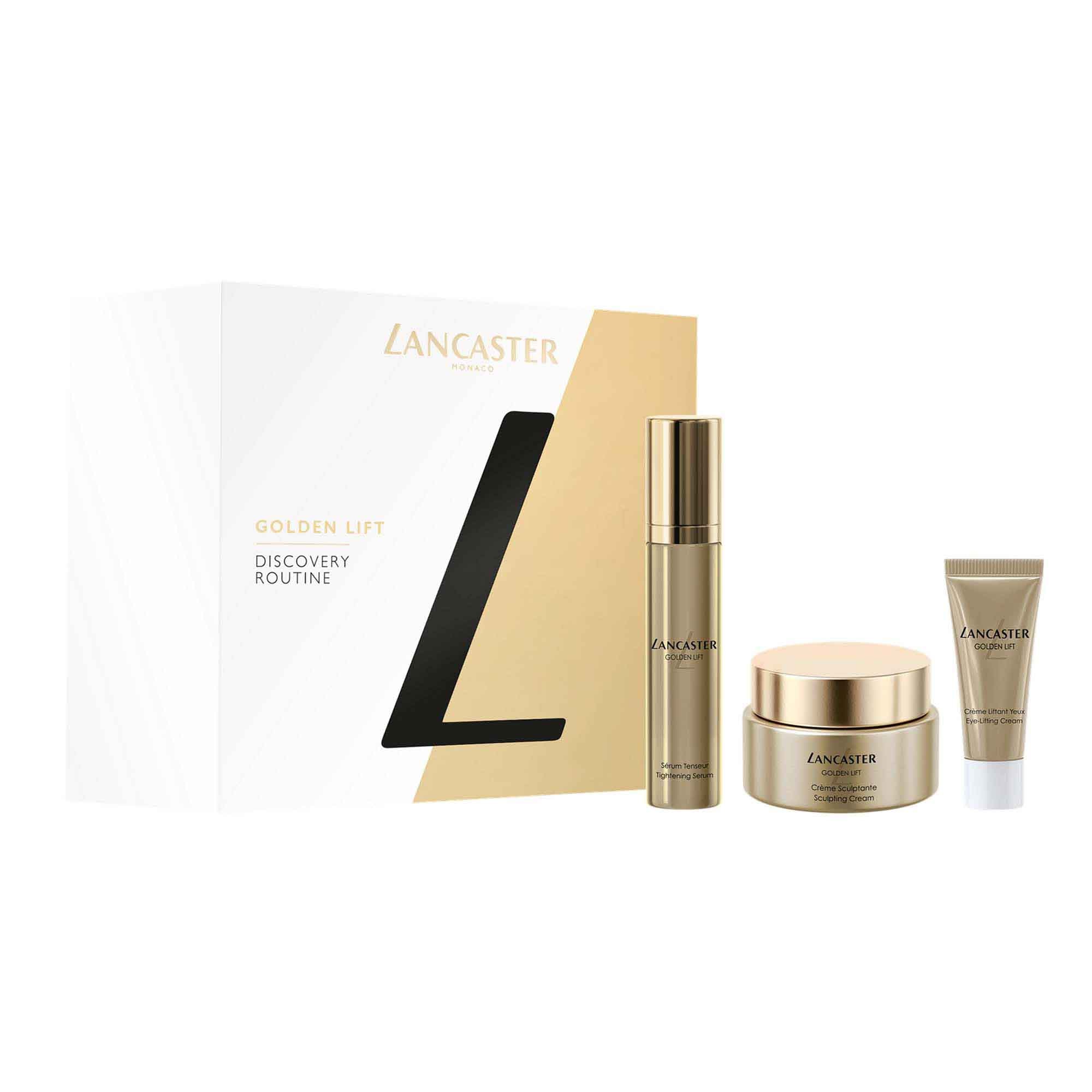 Lancaster Exclu - Golden Lift - Coffret Decouverte Crème Sculptante, Sérum-crème Yeux