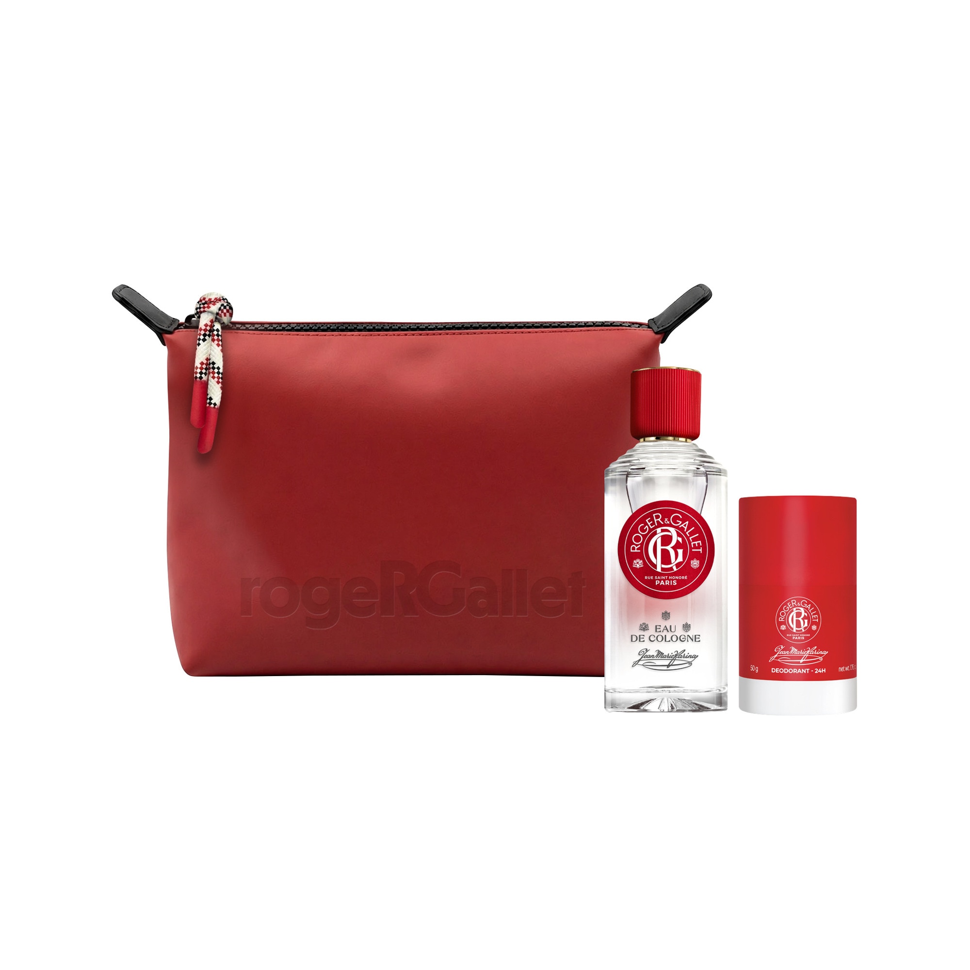 Roger & Gallet JEAN-MARIE FARINA Coffret trousse - eau de cologne et son déodorant 1 of 1 Coffret trousse - eau de cologne et son déodorant