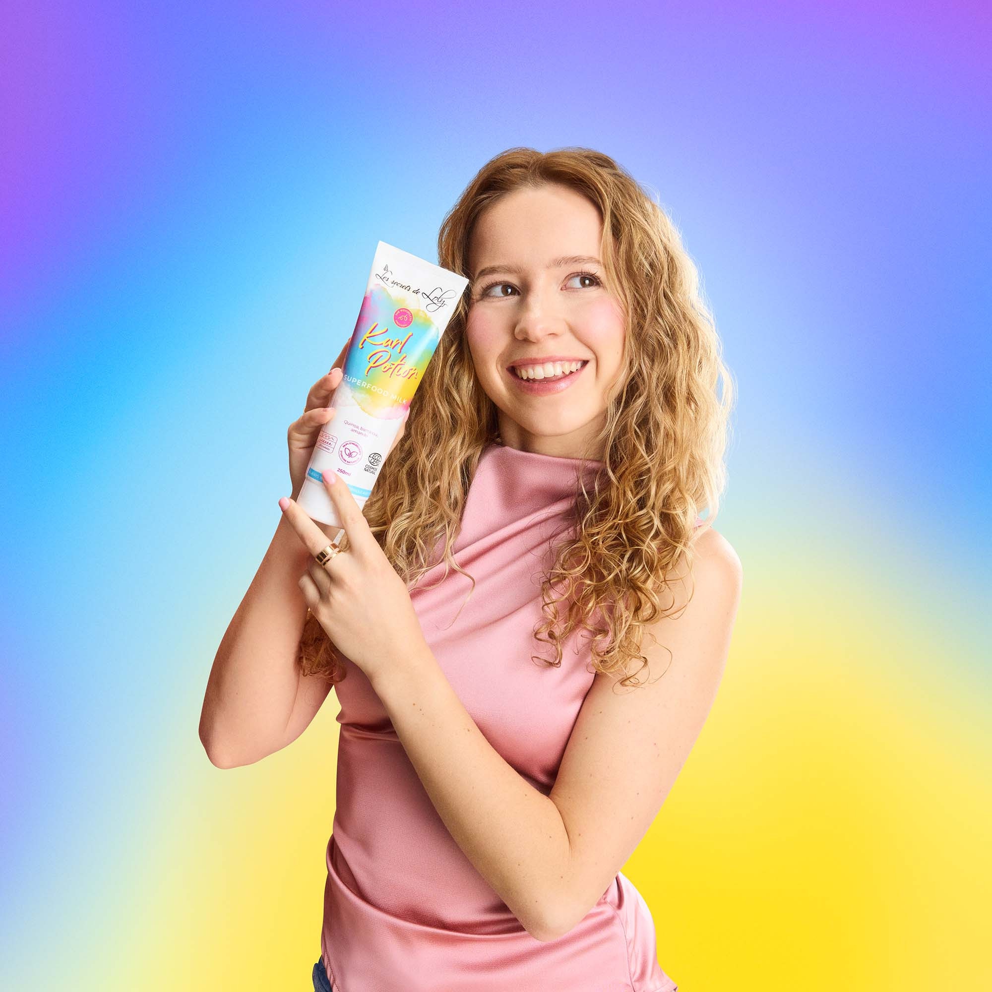 Lait coiffant au quinoa, bambou & amande