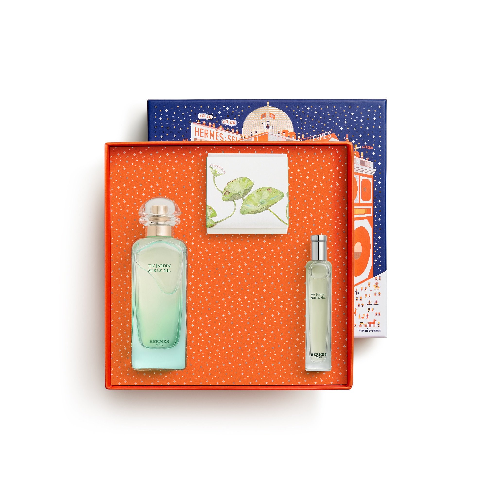 Coffret eau de toilette + minature + savon parfumé