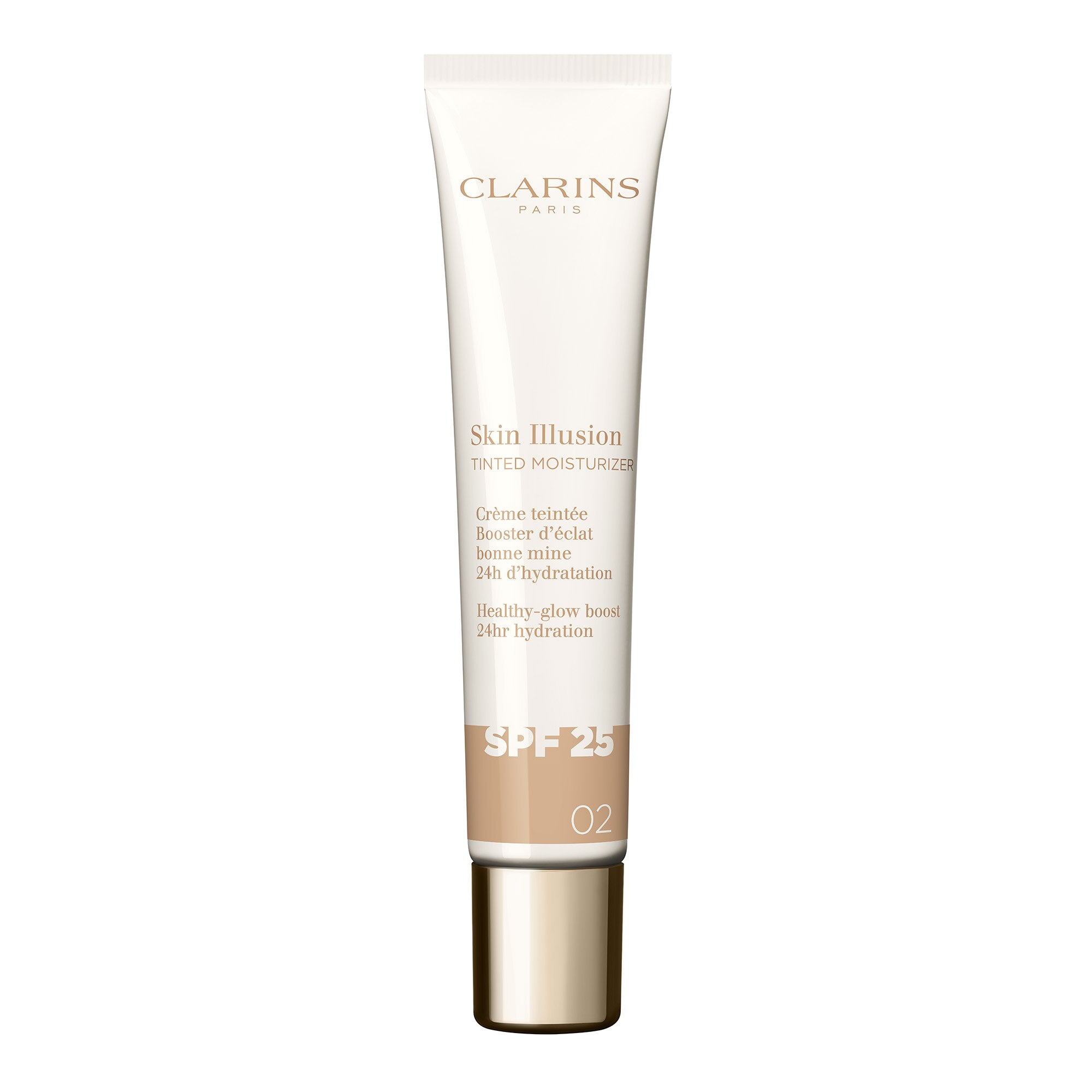 Clarins - Cremes Teintees - Skin Illusion Tinted Moisturizer Spf25 - Crème Teintée Booster D'éclat - 2