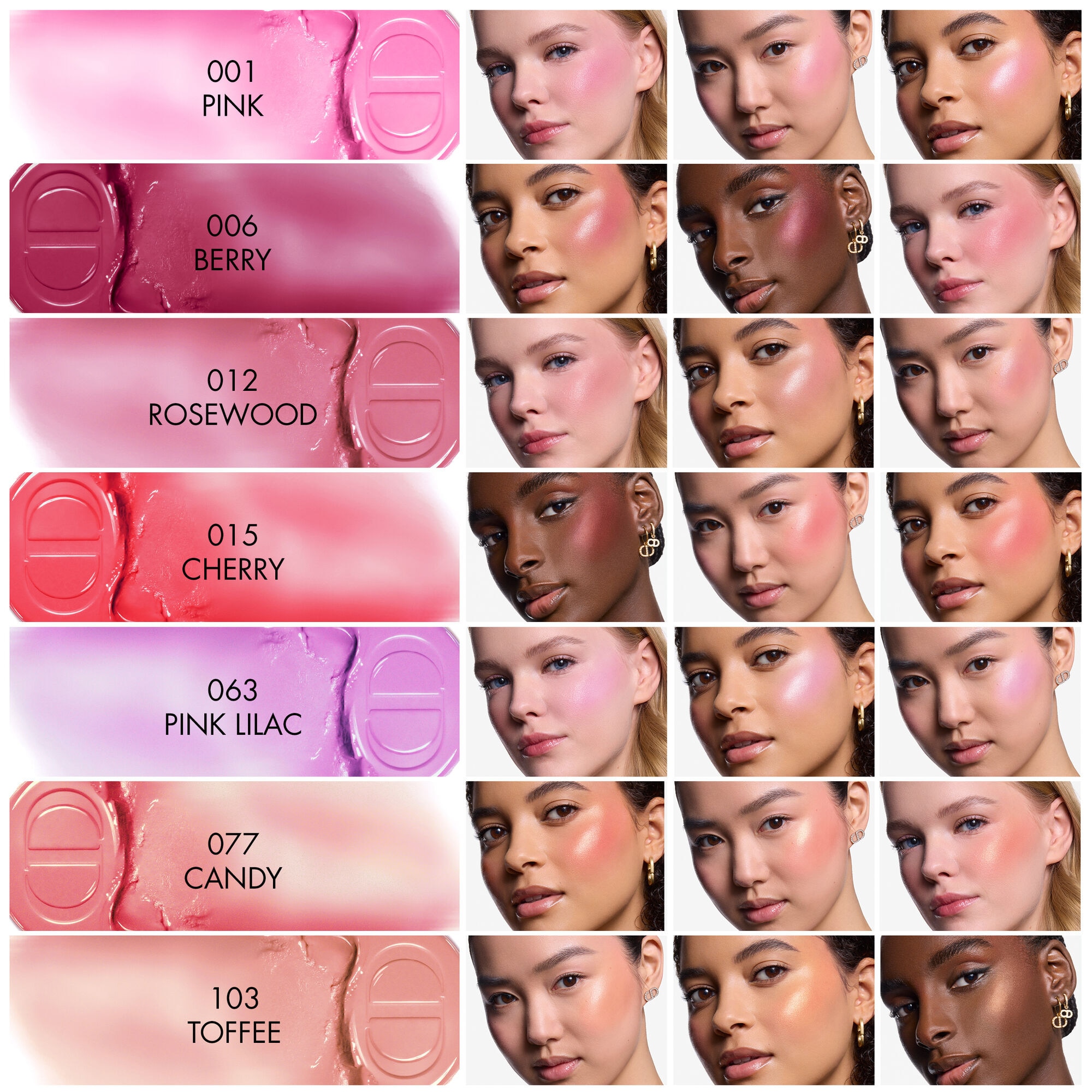 DIOR DIOR BACKSTAGE ROSY GLOW STICK Blush stick éclat et couleur activée par le ph 1 of 4