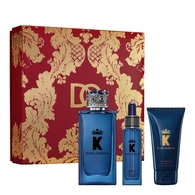  DOLCE&GABBANA K BY DOLCE&GABBANA Coffret eau de parfum + huile pour la barbe + gel douche  1 of 2 