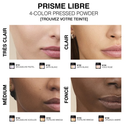 Poudre compacte fixatrice, matifiante et floutante
