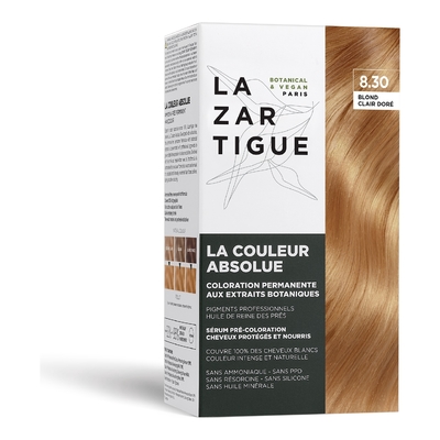 Lazartigue - La Couleur Absolue - Coloration Permanente Aux Extraits Botaniques - Blond Clair Doré