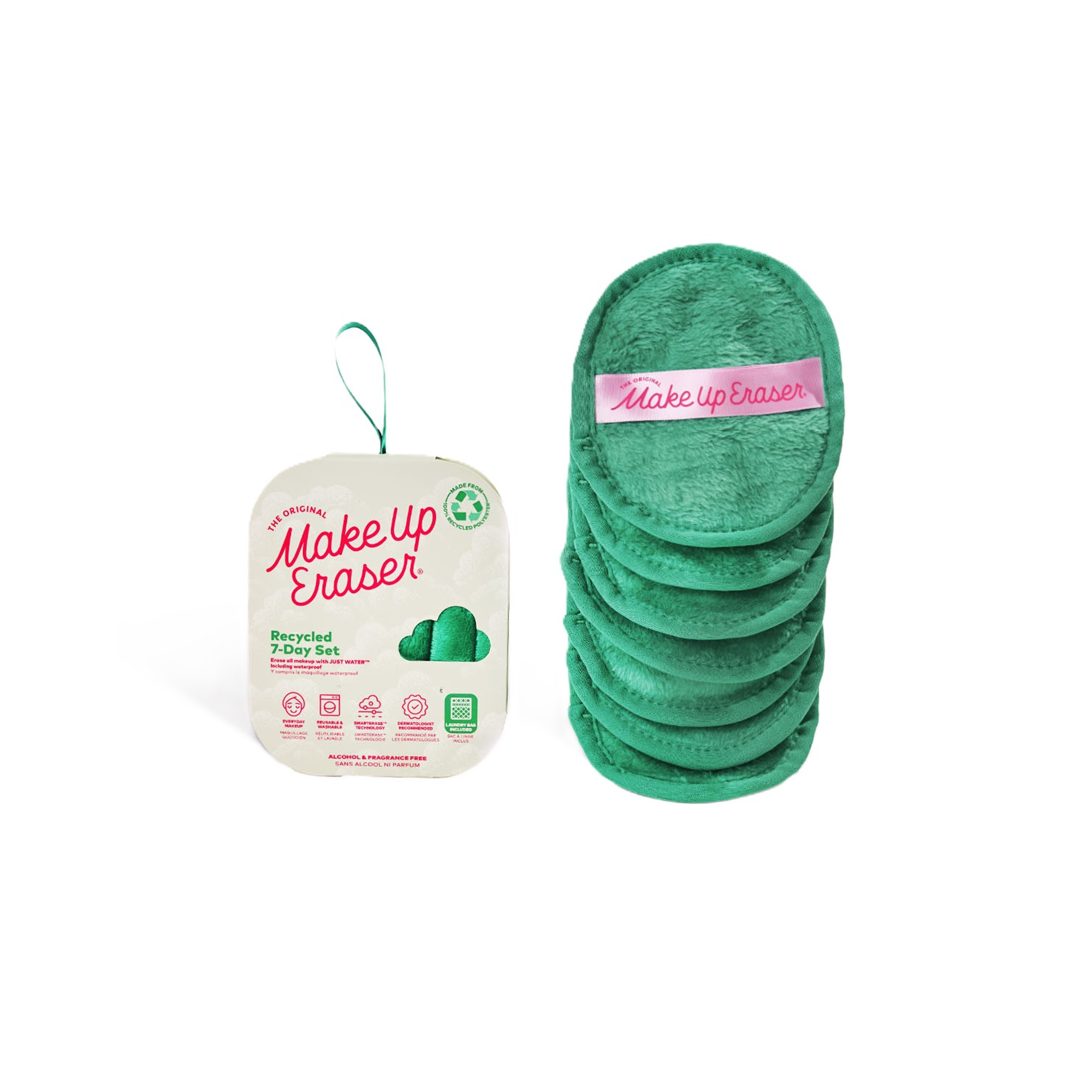 Make Up Eraser - Accessoires - Serviette Démaquillante Réutilisable - Recycled Green