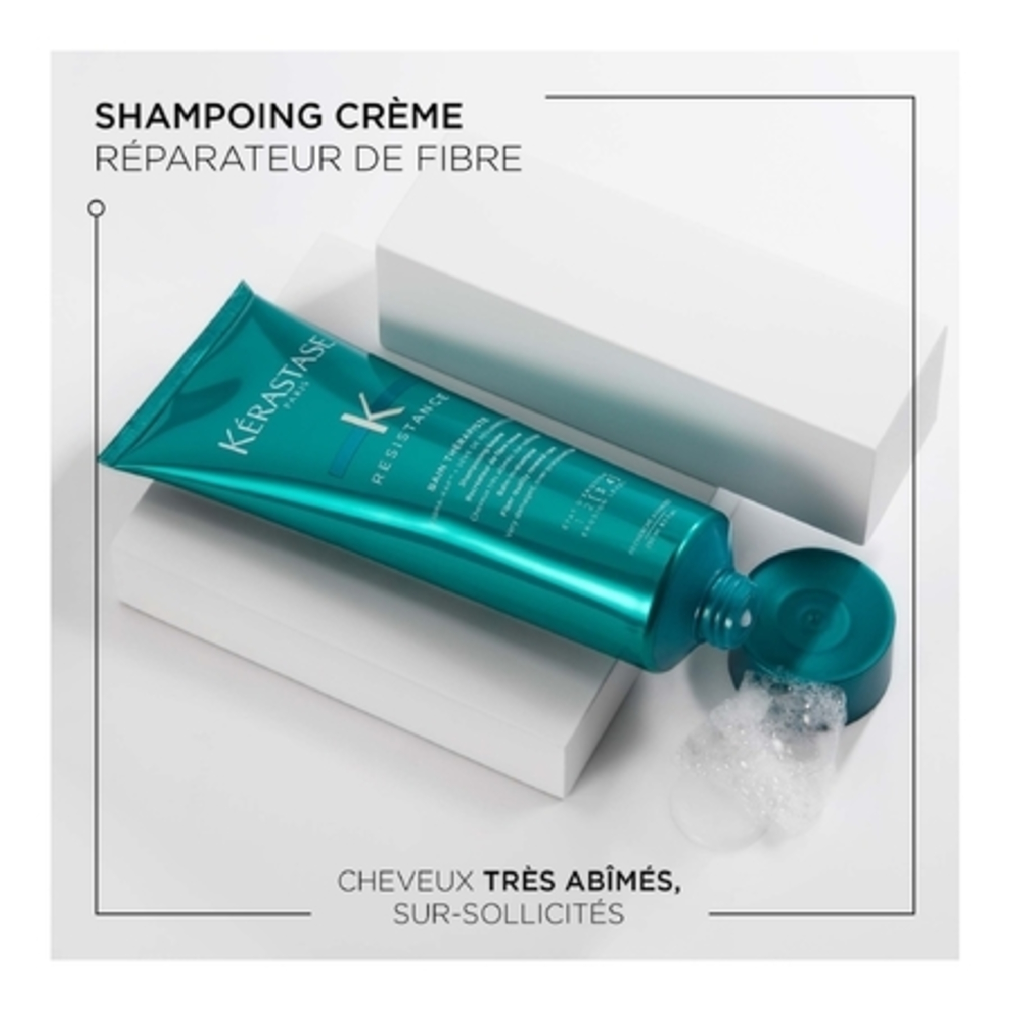 Bain thérapiste cheveux très abimés