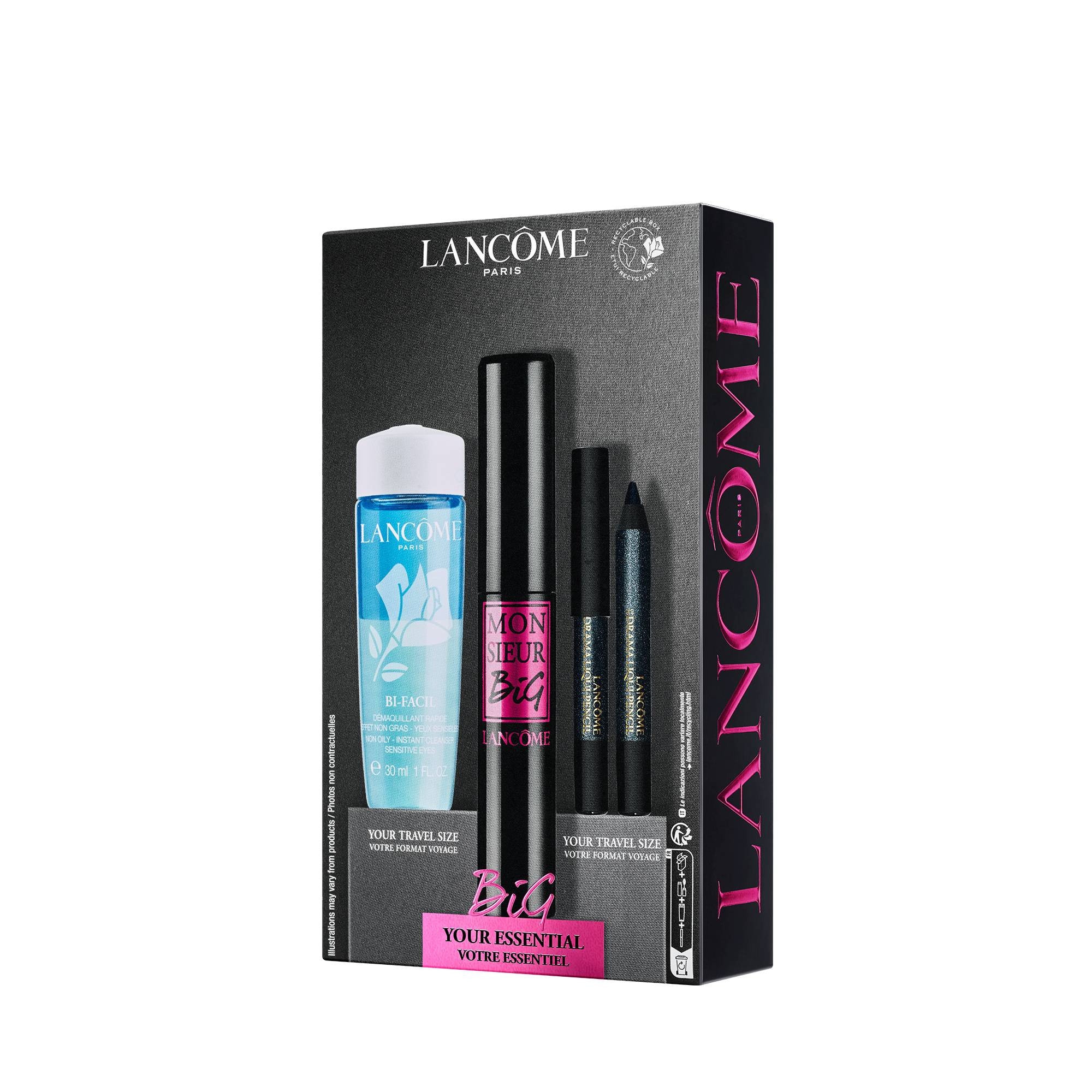 Coffret mascara+démaquillant+crayon